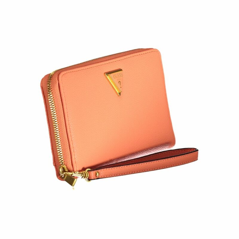 Guess Jeans Orange Polyethylene Wallet - Image 3