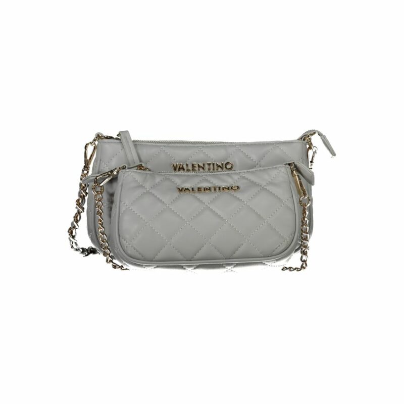 Valentino Bags Gray Polyethylene Women Handbag - Image 3