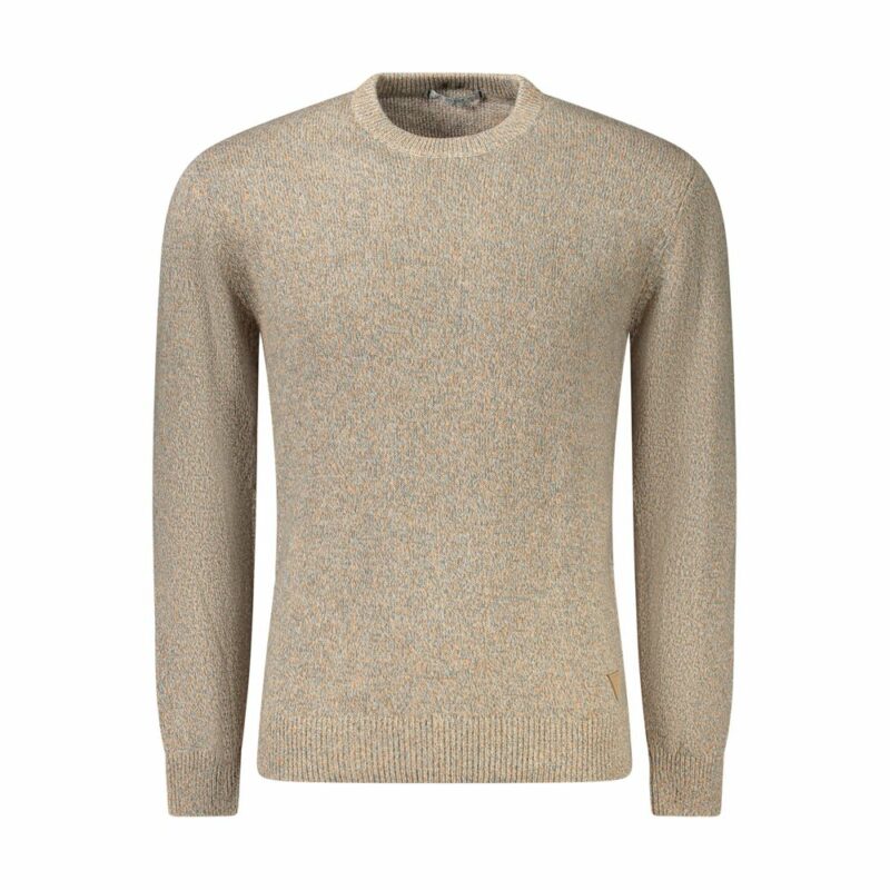 Guess Jeans Beige Cotton Men Sweater - Image 2