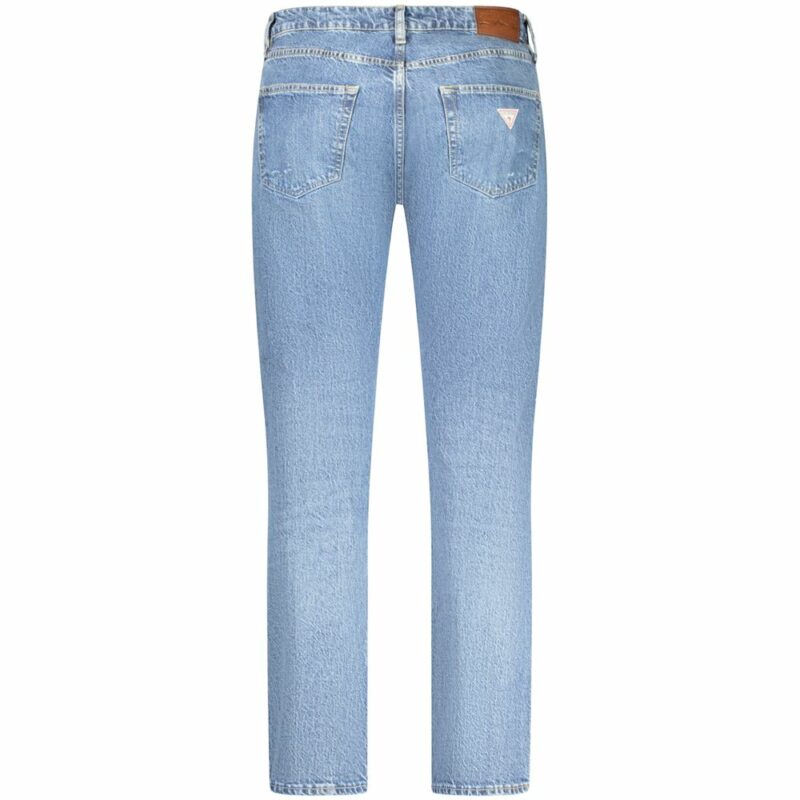 Guess Jeans Blue Cotton Men Jeans - Image 3