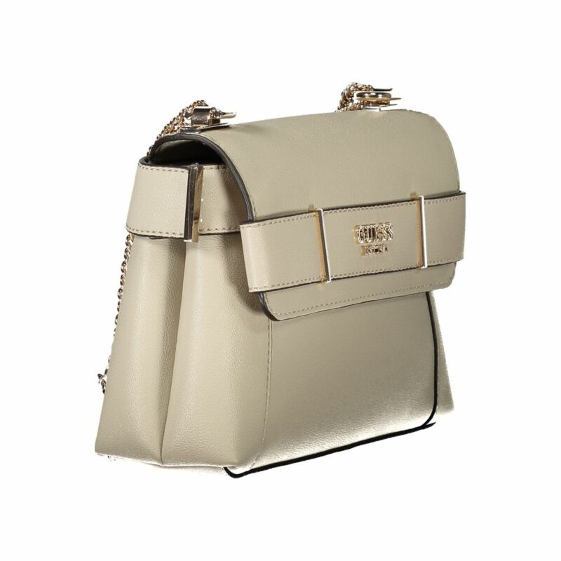 Guess Jeans Beige Polyethylene Women Handbag - Image 3