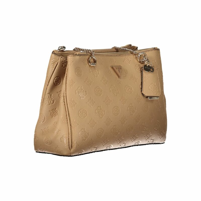 Guess Jeans Beige Polyethylene Women Handbag - Image 2