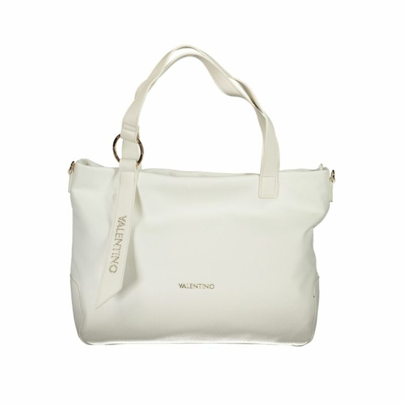 Valentino Bags White Polyethylene Handbag