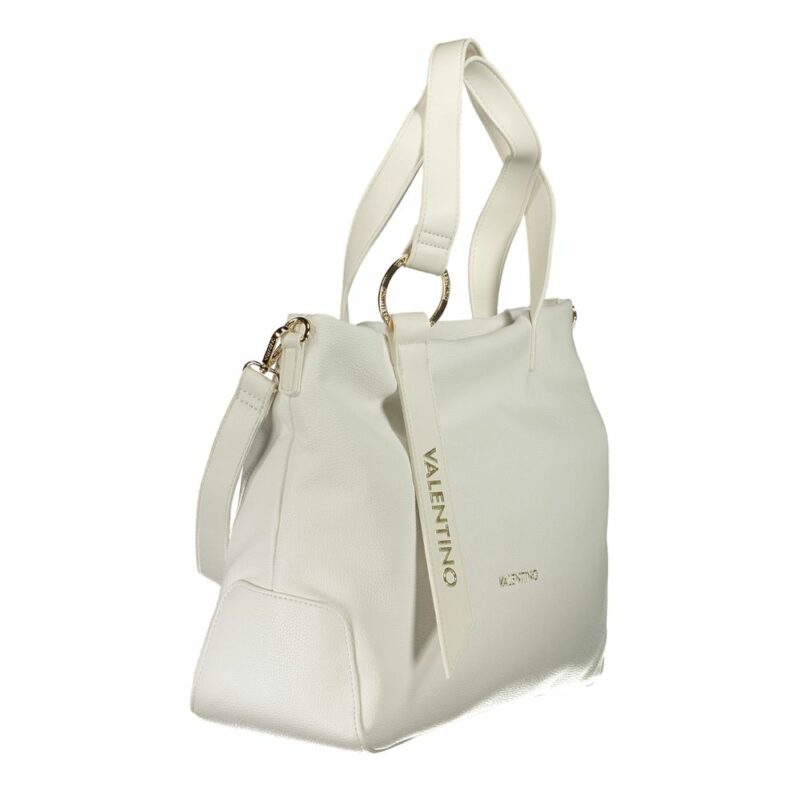 Valentino Bags White Polyethylene Handbag - Image 3