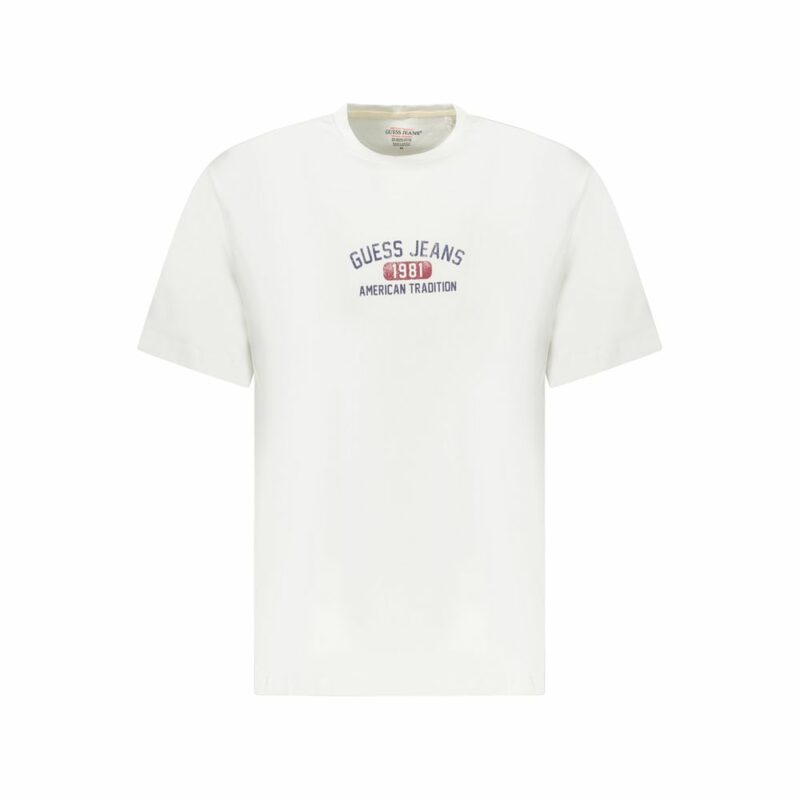 Guess Jeans White Cotton Men TShirt - Image 2