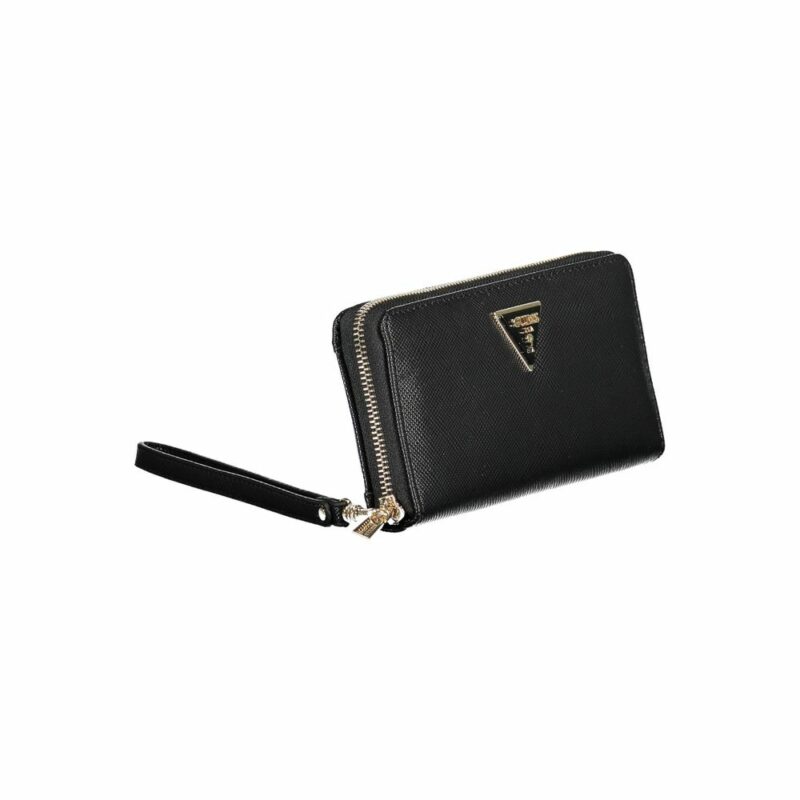 Guess Jeans Black Polyethylene Women Wallet - Image 3