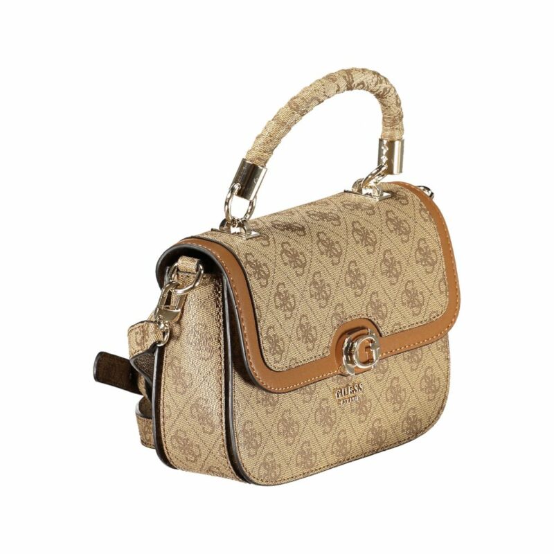 Guess Jeans Beige Polyethylene Women Handbag - Image 3