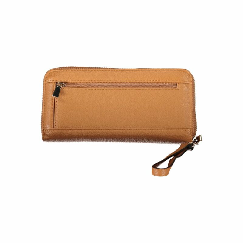 Guess Jeans Chic Brown Polyethylene Wallet with Coin Purse - Image 3