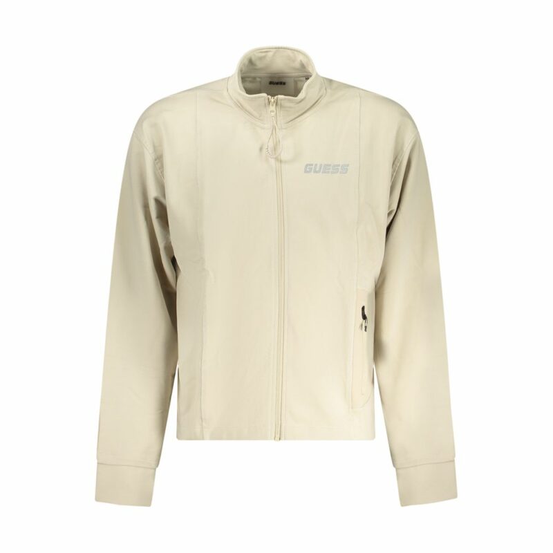 Guess Jeans Beige Cotton Men Sweater - Image 2