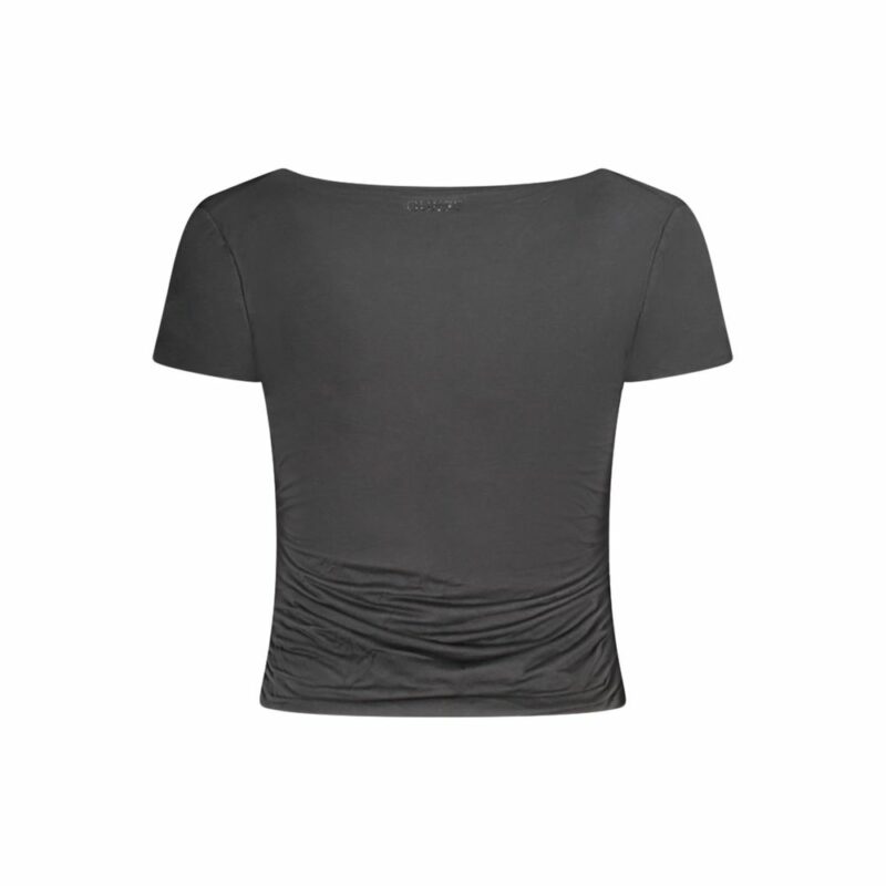 Guess Jeans Black Modal Tops & T-Shirt - Image 2