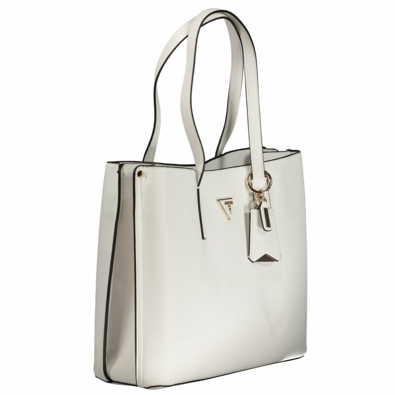 Guess Jeans White Polyethylene Handbag - Image 3