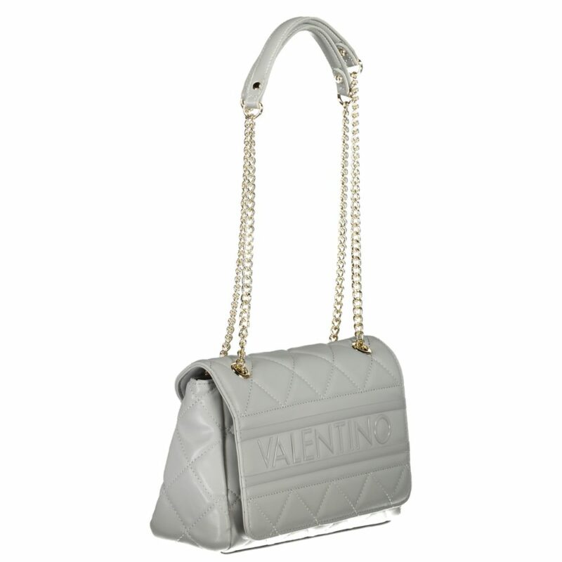 Valentino Bags Gray Polyethylene Women Handbag - Image 3
