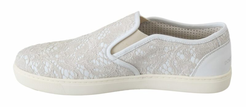 Dolce & Gabbana Elegant Off White Loafers for Ladies - Image 2