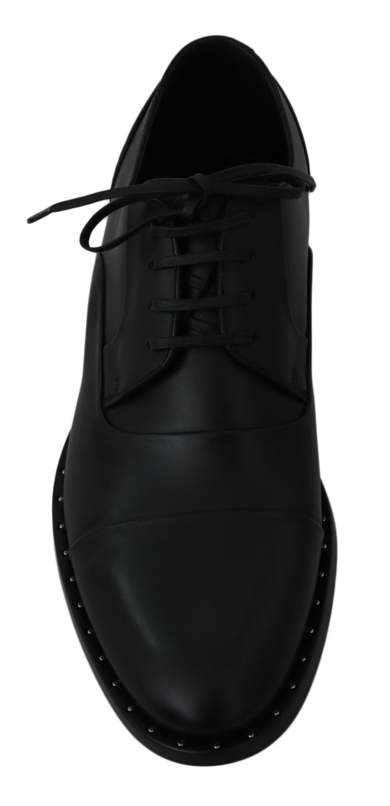 Dolce & Gabbana Sleek Black Leather Formal Dress Shoes - Image 7