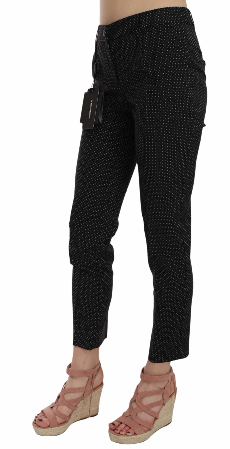 Dolce & Gabbana Elegant Black Virgin Wool Trousers - Image 4