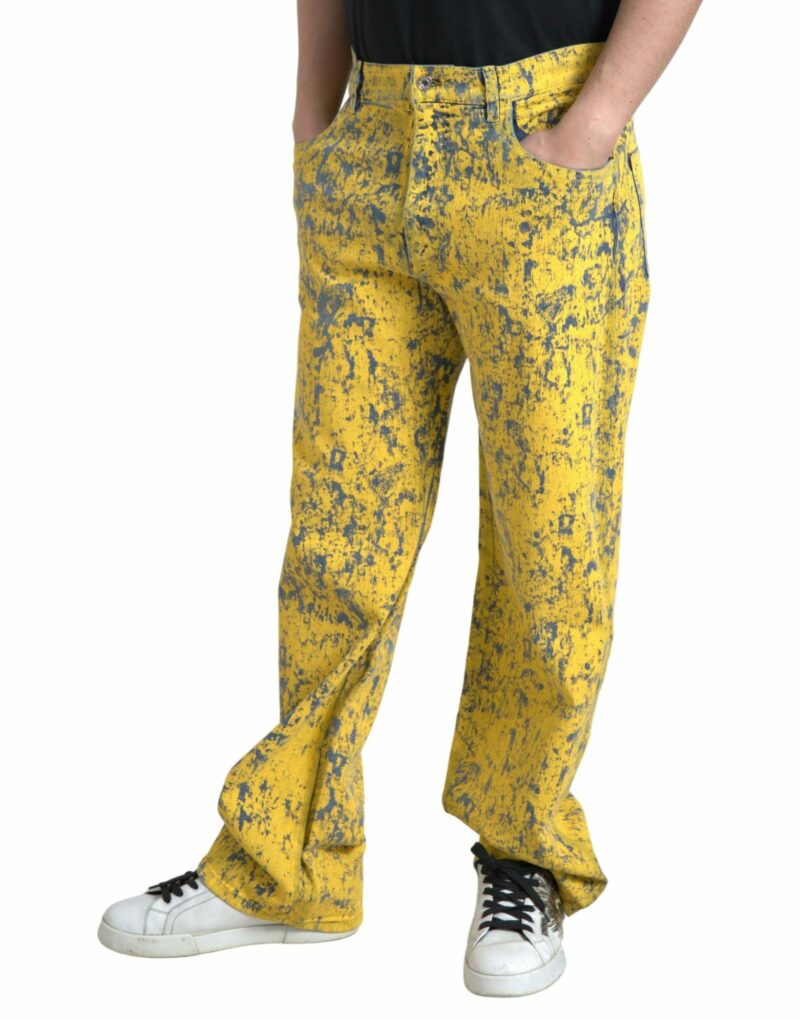 Dolce & Gabbana Italian Designer Straight Denim Jeans - Image 3