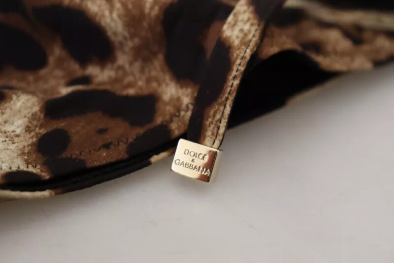Dolce & Gabbana Brown Leopard Print Swimsuit Swimwear Bikini Bottom - Image 6