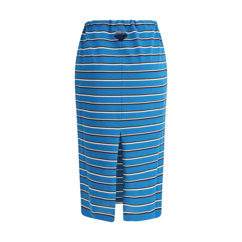 Prada Striped midi Skirt - Image 2