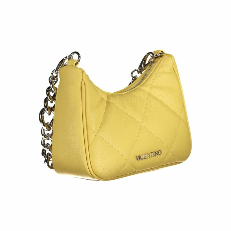 Valentino Bags Yellow Polyethylene Handbag - Image 3
