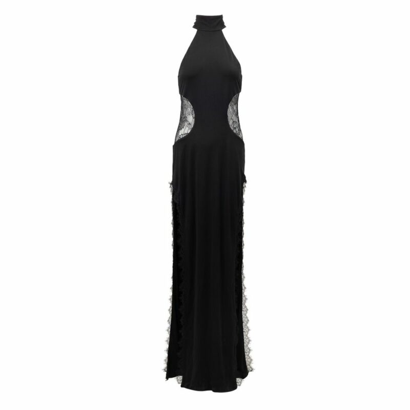 Retrofête Black Viscose Dress