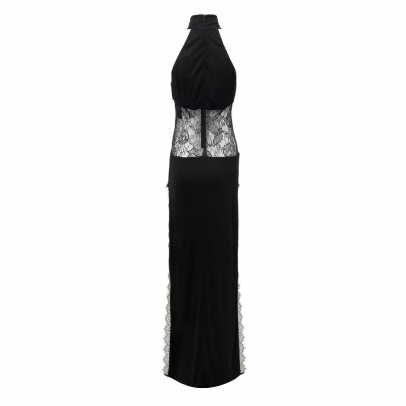 Retrofête Black Viscose Dress - Image 2