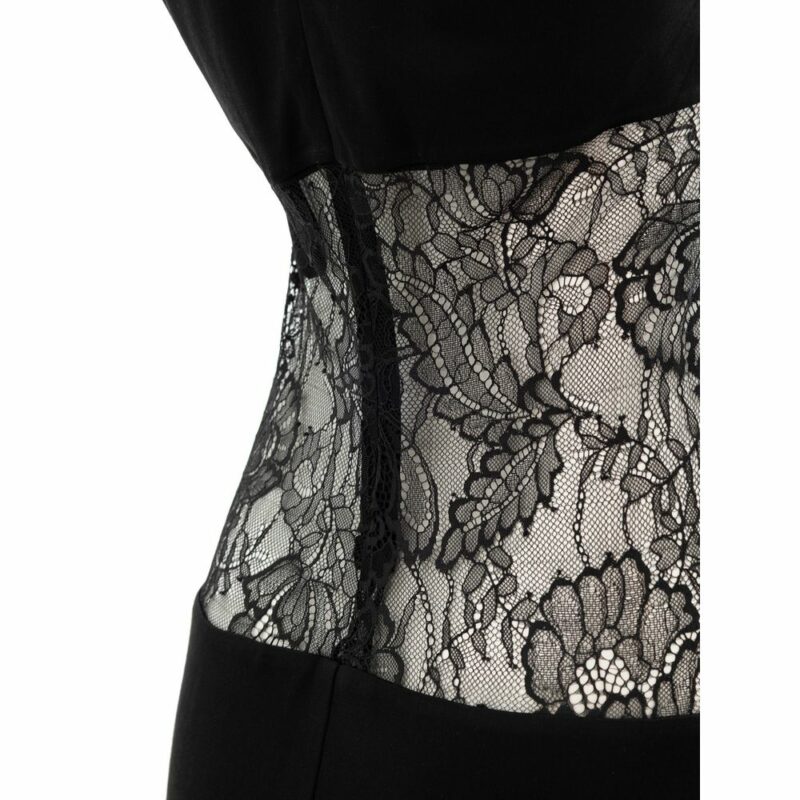 Retrofête Black Viscose Dress - Image 5