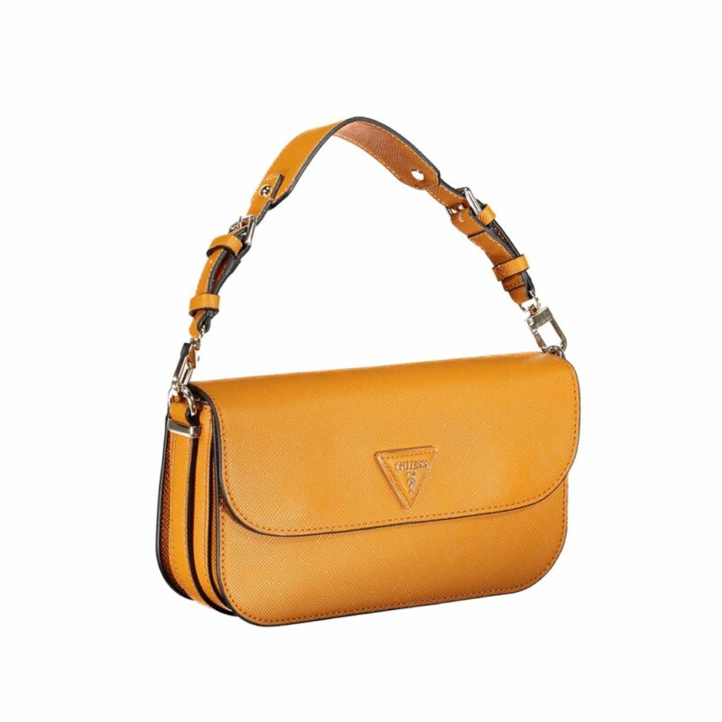 Guess Jeans Orange Polyethylene Handbag - Image 3