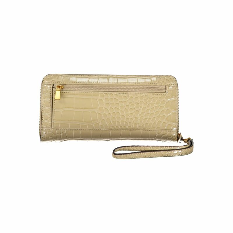 Guess Jeans Chic Beige Multi-Compartment Wallet - Image 3