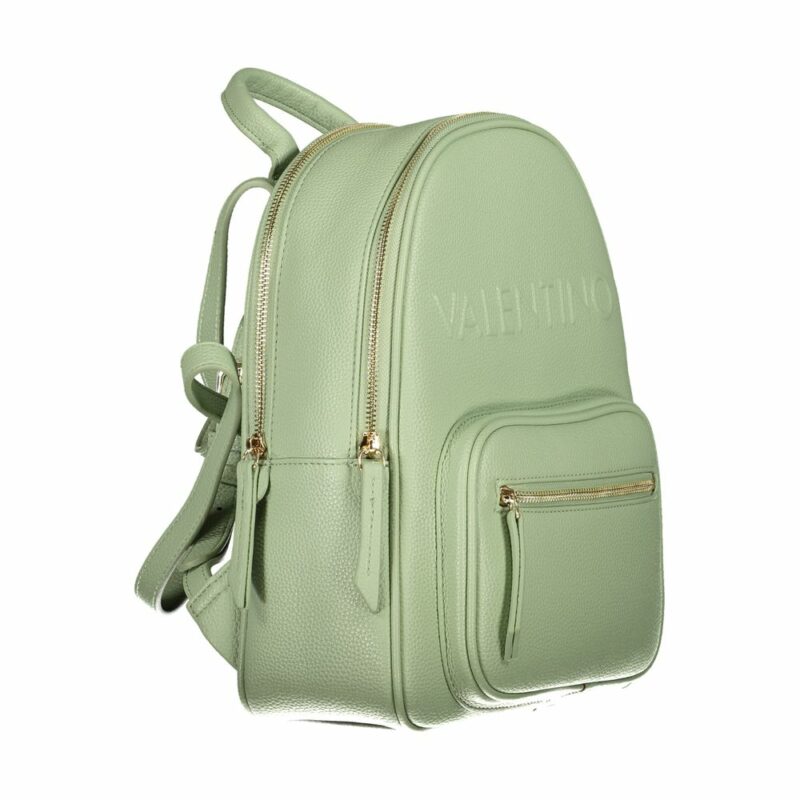 Valentino Bags Green Polyethylene Backpack - Image 3
