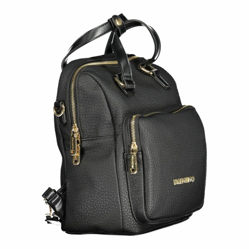 Valentino Bags Black Polyethylene Women Backpack - Image 3
