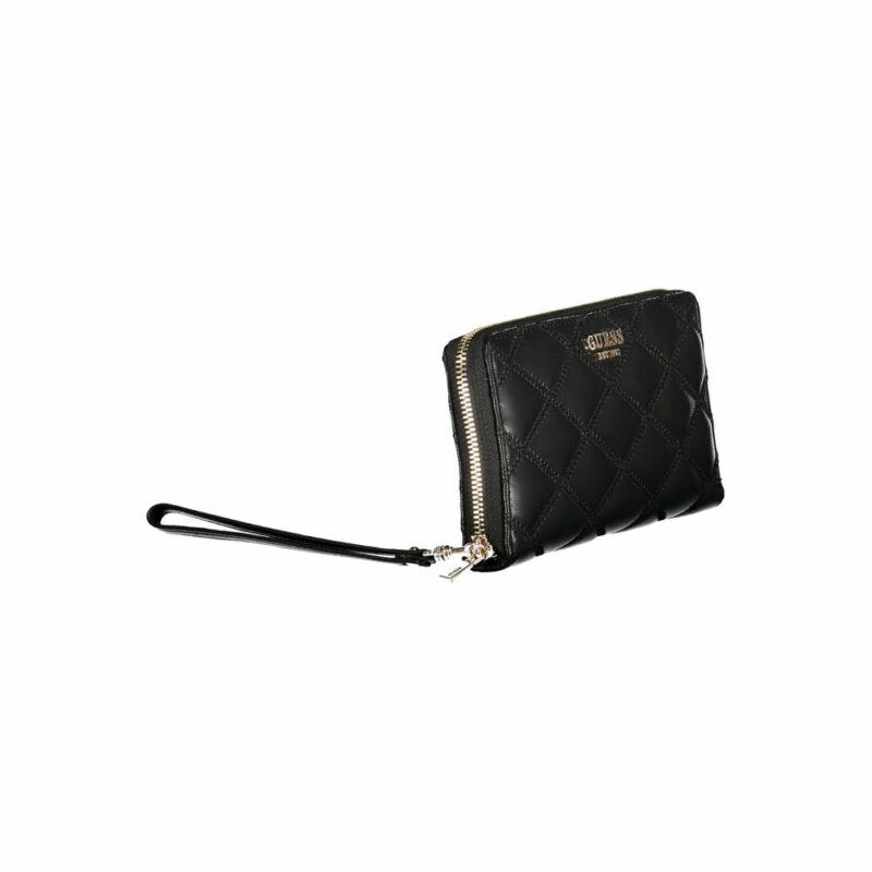 Guess Jeans Black Polyethylene Women Wallet - Image 3