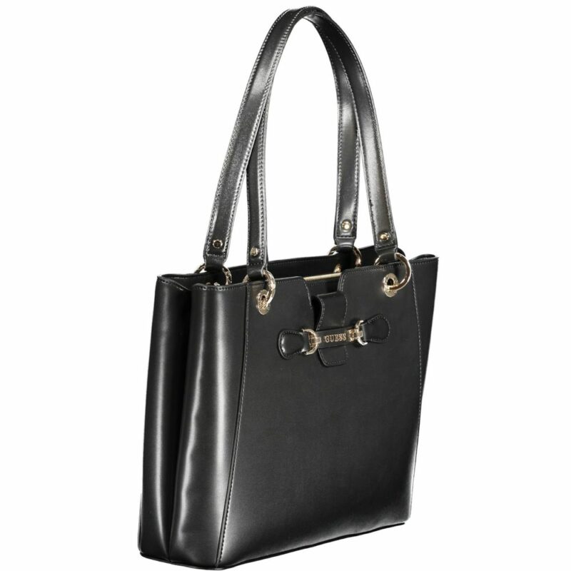 Guess Jeans Black Polyethylene Handbag - Image 3