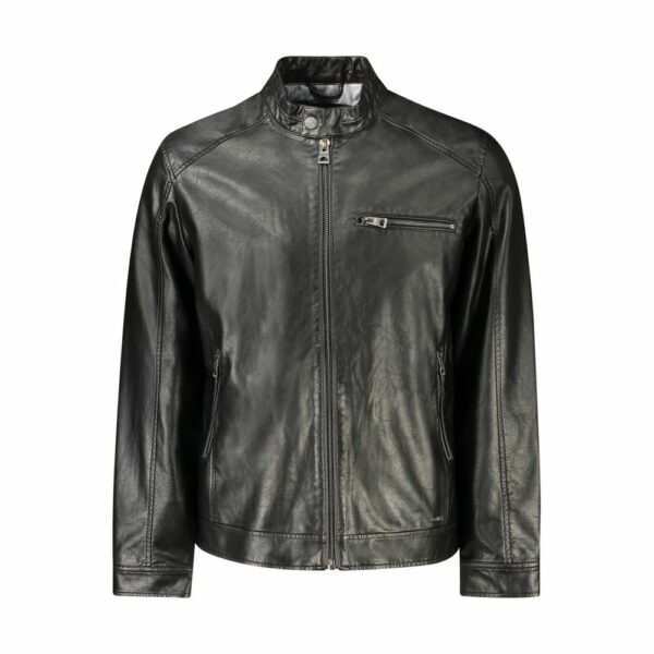 Guess Jeans Black Polyethylene Jacket
