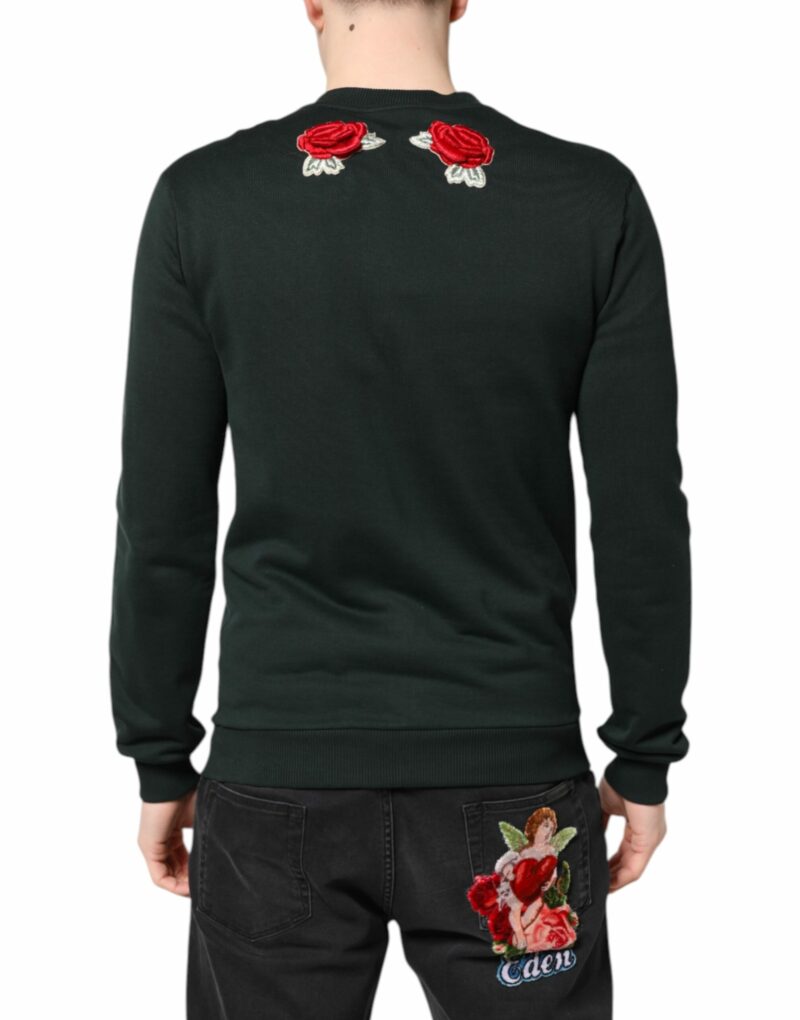 Dolce & Gabbana Black Sequined Embellished Pullover Sweater - Image 4
