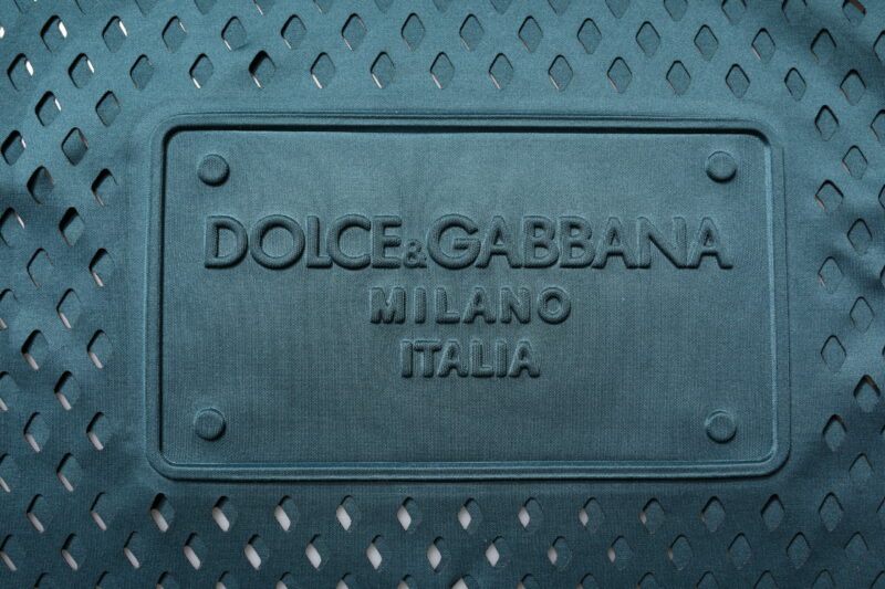 Dolce & Gabbana Green Perforated DG Embossed Pullover Sweater - Image 6
