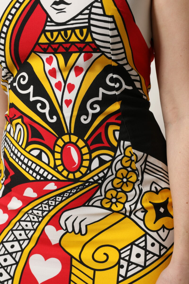 Dolce & Gabbana White Queen Of Hearts Sleeveless Maxi Dress - Image 6
