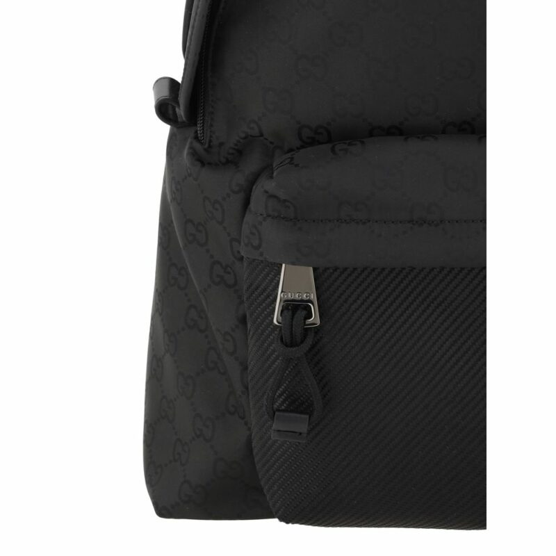Gucci GG Pattern Nylon Backpack - Image 3