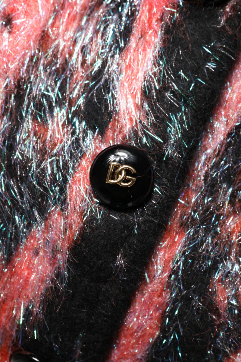 Dolce & Gabbana Red Mohair Wool Button Down Cardigan Sweater - Image 8