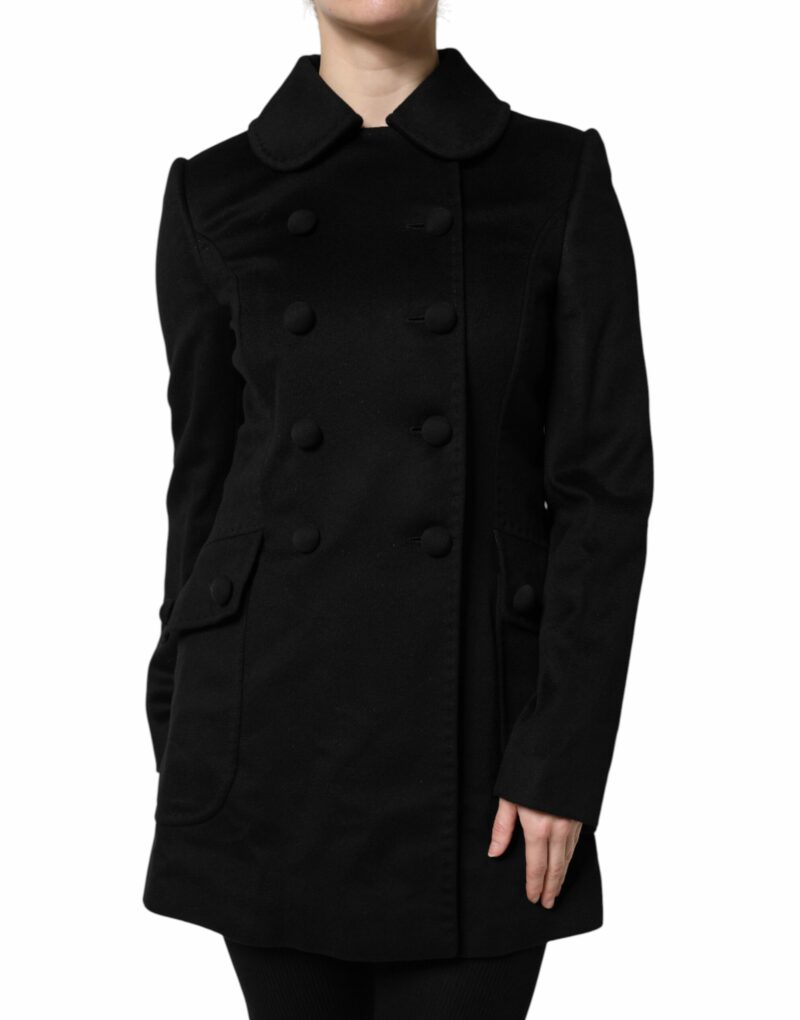 Dolce & Gabbana Black Wool Sartoria Italiano Blazer Jacket - Image 2