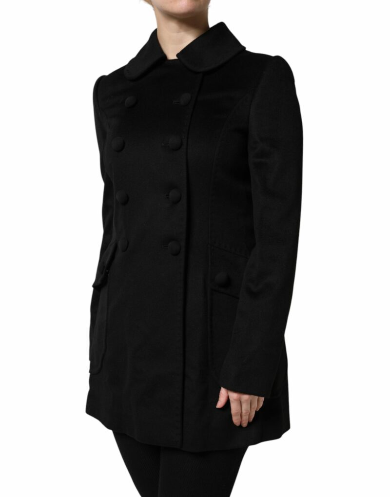 Dolce & Gabbana Black Wool Sartoria Italiano Blazer Jacket - Image 3