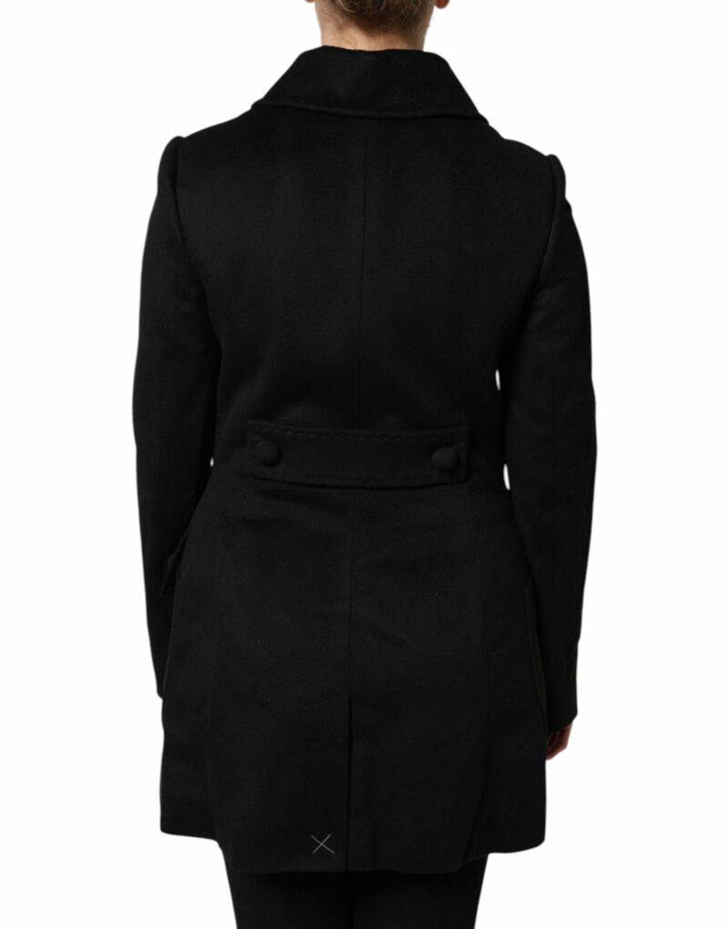 Dolce & Gabbana Black Wool Sartoria Italiano Blazer Jacket - Image 4