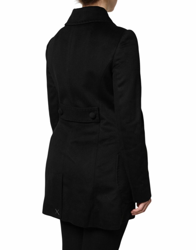 Dolce & Gabbana Black Wool Sartoria Italiano Blazer Jacket - Image 5