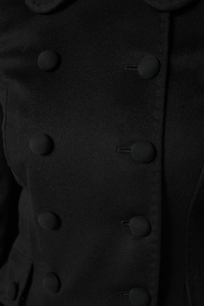 Dolce & Gabbana Black Wool Sartoria Italiano Blazer Jacket - Image 7