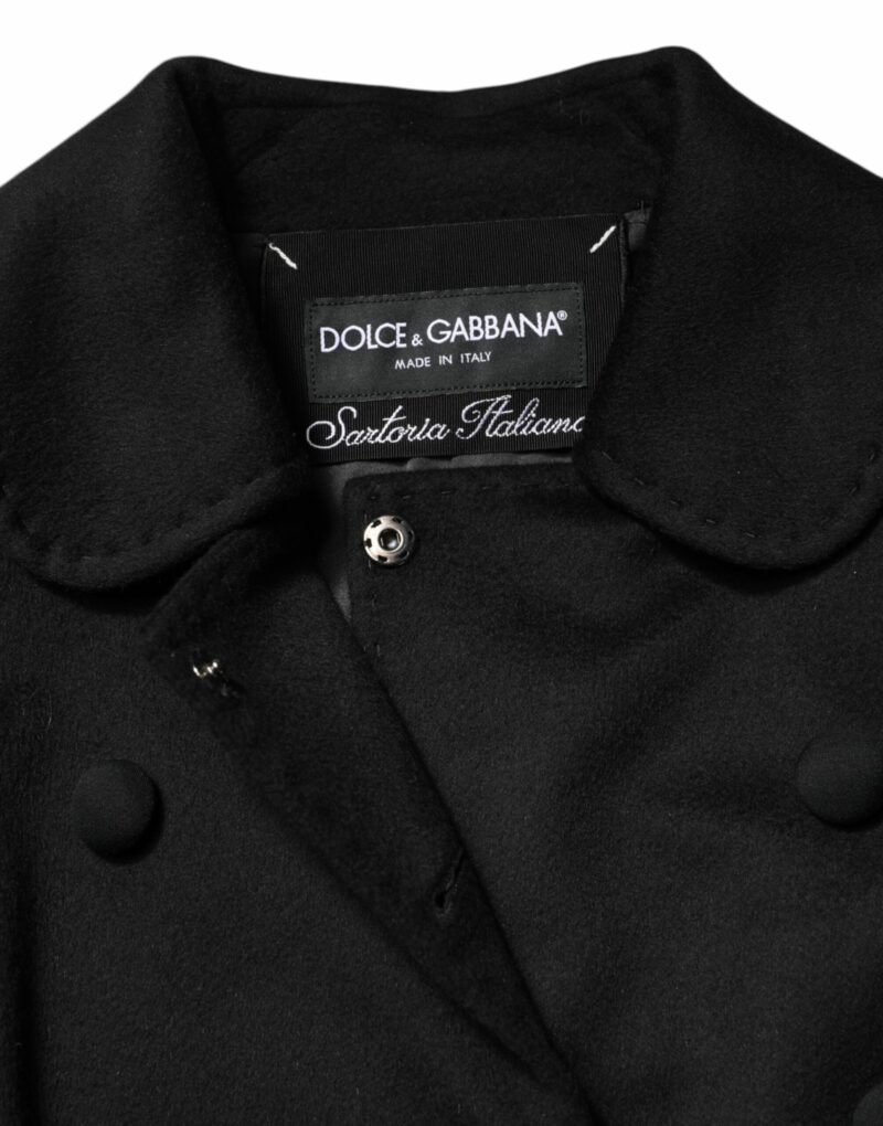 Dolce & Gabbana Black Wool Sartoria Italiano Blazer Jacket - Image 8