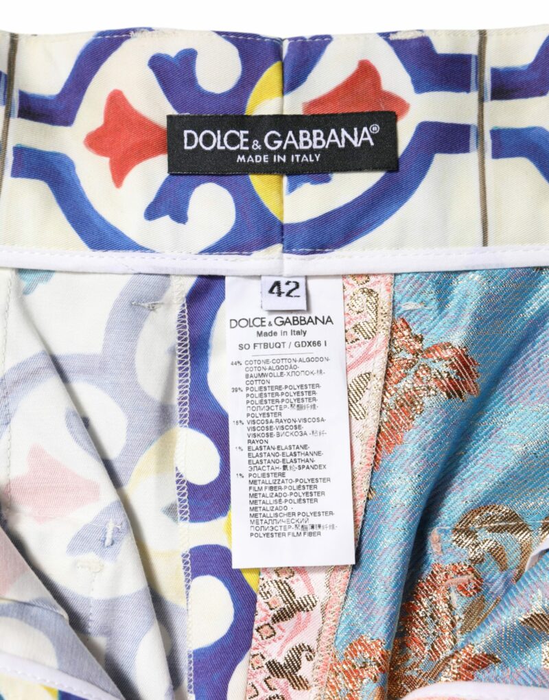 Dolce & Gabbana Multicolor High Waist Women Hot Pants Shorts - Image 7
