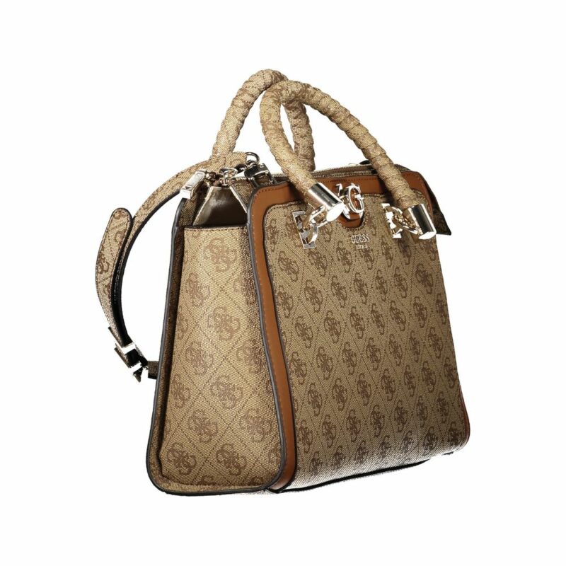 Guess Jeans Beige Polyethylene Women Handbag - Image 3