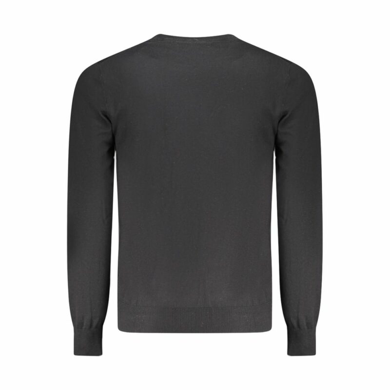 Guess Jeans Black Cotton Men Sweater - Image 3