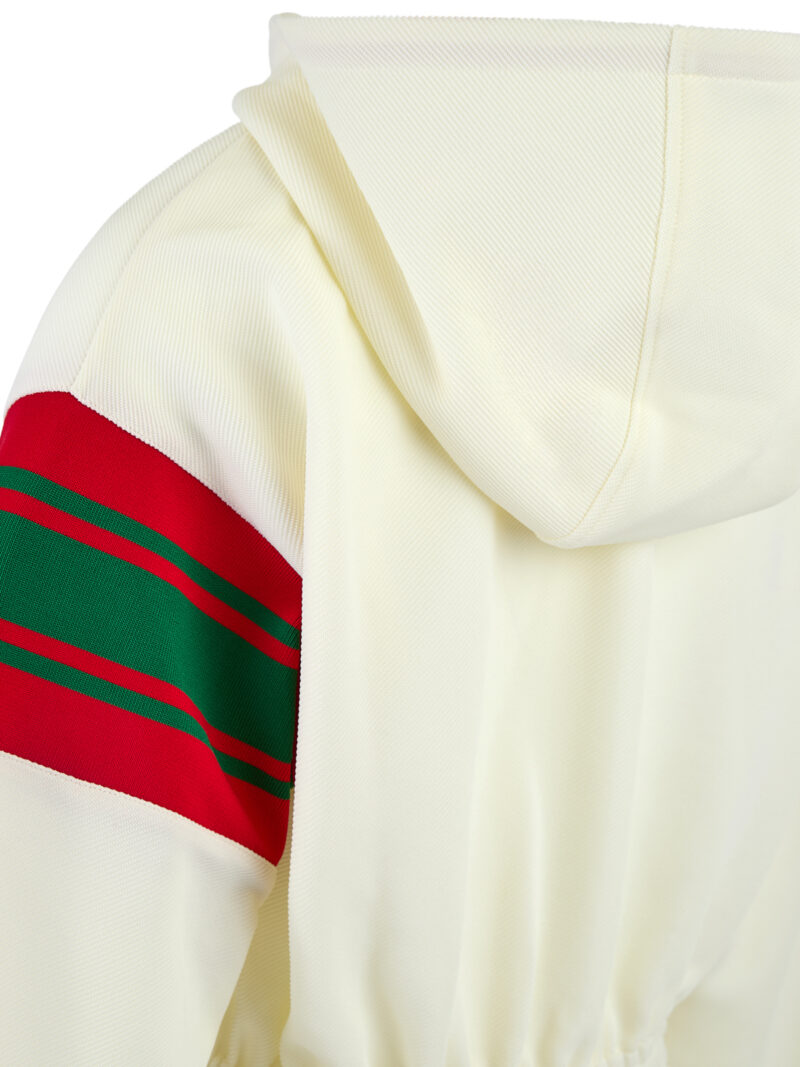 Gucci Cream Polyester Hooded Logo Sweatsuit - Image 5