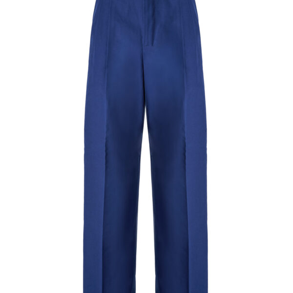Gucci Blue Classic Cotton Pants