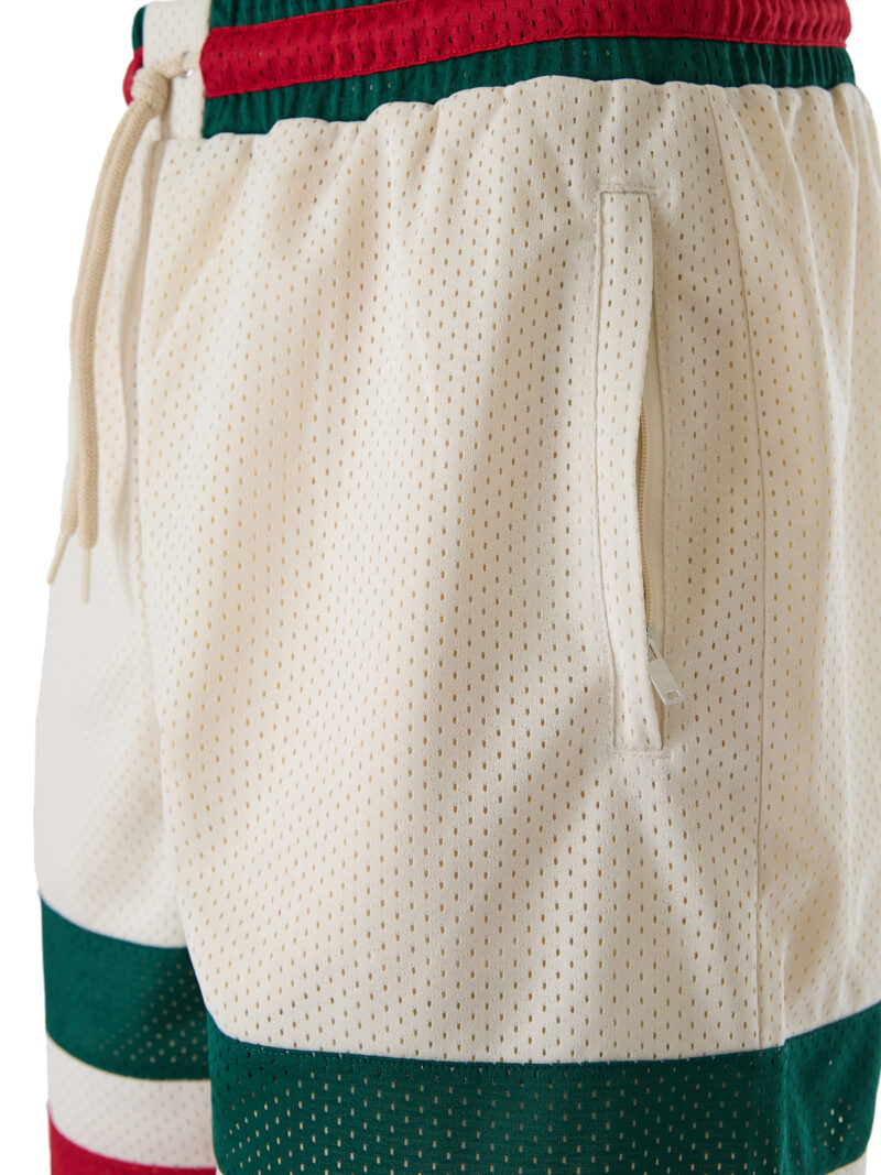 Gucci Cream polyester  Logo Shorts - Image 4